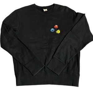 KAWS x Uniqlo x Sesame Street Elmo Cookie Monster Big Bird Sweatshirt Unisex XS